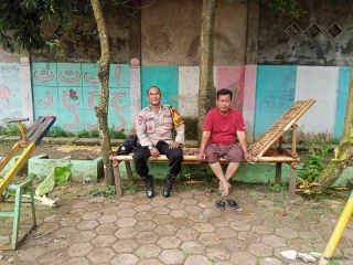 Bhabinkamtibmas Panongan Gelar Ngariung Bersama Warga di Desa Ranca Iyuh