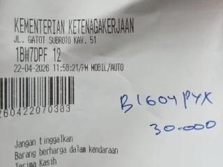 Viral Parkir Kemenaker Rp5 Ribu Per Jam, Penggiat Hukum Ancam Lapor Ombudsman