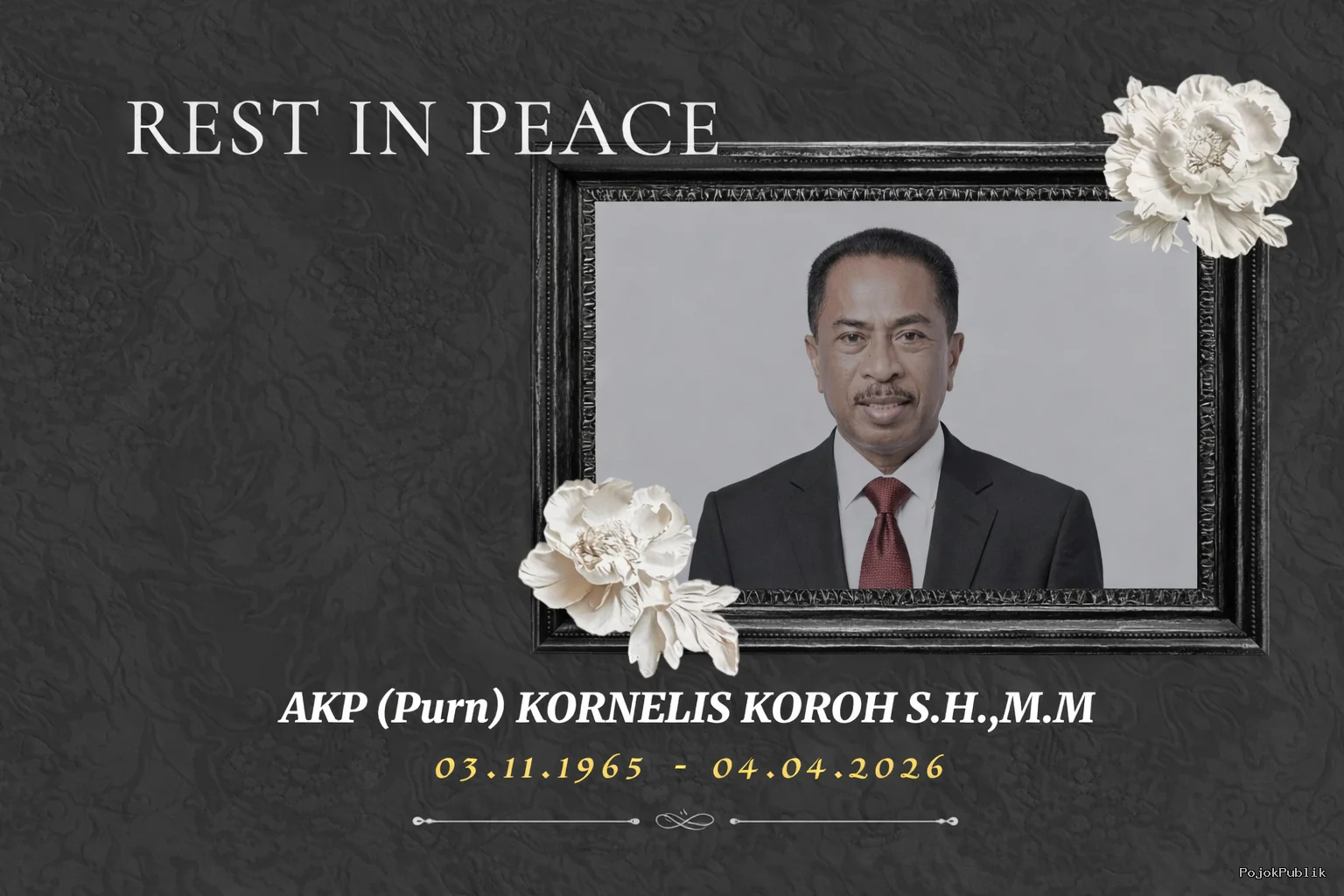 Kapolda Banten Sampaikan Duka Cita atas Wafatnya Purnawirawan Polri AKP (Purn) Kornelis Koroh 7 Kapolda Banten Sampaikan Duka Cita atas Wafatnya Purnawirawan Polri AKP (Purn) Kornelis Koroh I PojokPublik