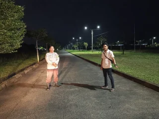 Anggota Polsek Maja Laksanakan Patroli Malam Antisipasi Gangguan Kamtibmas