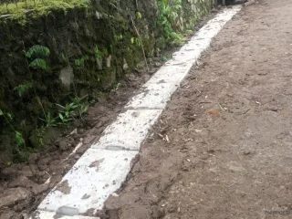 Pembangunan Drainase U-Ditch Tingkatkan Kenyamanan Warga Desa Bolang