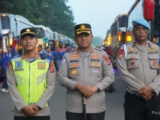 Sinergi Pemkab Tangerang dan Polri Kawal Keberangkatan Massa Buruh Menuju Monas