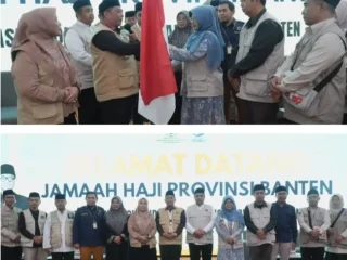Bupati Dewi Setiani Kawal 388 Jamaah Haji Reguler Kloter 13 Hingga Ke Asrama Cipondoh