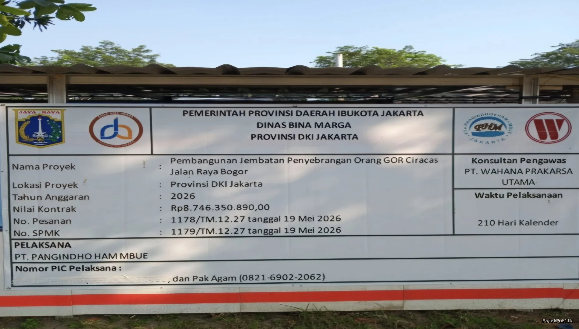Pemprov DKI Jakarta Bangun JPO GOR Ciracas 7 Pemprov DKI Jakarta Bangun JPO GOR Ciracas I PojokPublik