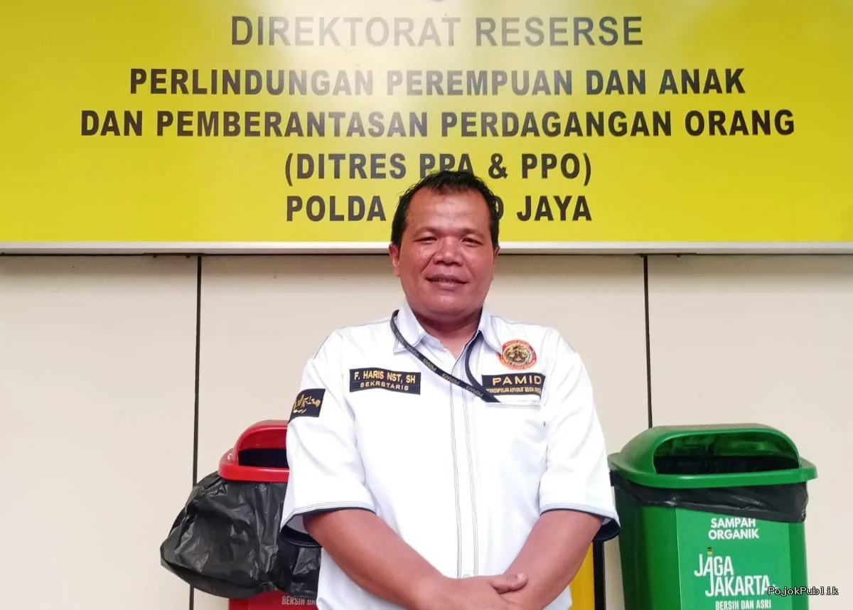 Kasus Perdagangan Anak: Faisal Haris Nasution Laporkan Pelaku ke Polda Metro Jaya 7 Kasus Perdagangan Anak: Faisal Haris Nasution Laporkan Pelaku ke Polda Metro Jaya I PojokPublik