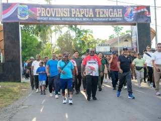 Meki Nawipa Resmikan Semarak HUT Ke-4 Papua Tengah, Tegaskan Komitmen Bangun Daerah I PojokPublik