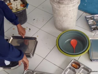 Sisa Makanan Program MBG di SMPN 8 Maja, Jadi sorotan di sebut banyak yang Terbuang
