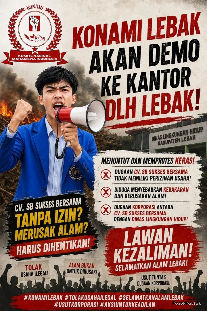 Diduga Tak Berizin dan Picu Kebakaran, CV. SB Sukses Bersama di Lebak Disorot KONAMI 7 Diduga Tak Berizin dan Picu Kebakaran, CV. SB Sukses Bersama di Lebak Disorot KONAMI I PojokPublik