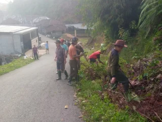 Antusias Warga Desa Sobang Gelar Jumsih,Sambut HUT RI ke-81