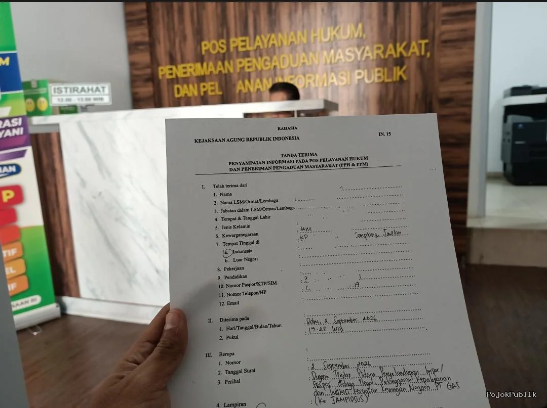 Soal Berkas Mangkrak, Warga Mengadukan Kasus PT Genesis ke Jamwas Kejagung 7 Soal Berkas Mangkrak, Warga Mengadukan Kasus PT Genesis ke Jamwas Kejagung I PojokPublik