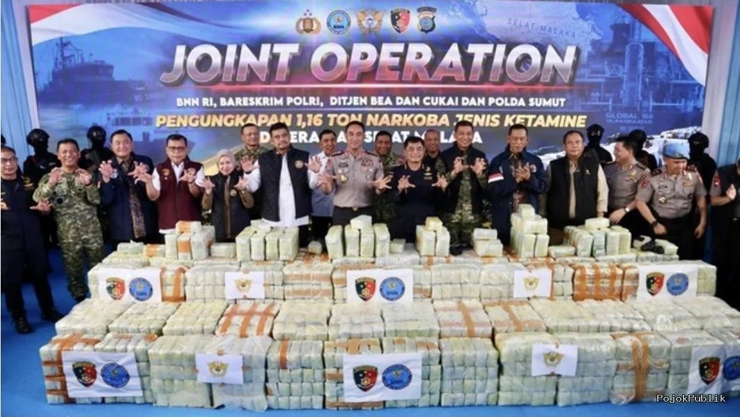 Hadiah Dua Tahun Pemerintahan Prabowo, Ombudsman Puji Kinerja Kapolri Bongkar Narkoba Raksasa 7 Hadiah Dua Tahun Pemerintahan Prabowo, Ombudsman Puji Kinerja Kapolri Bongkar Narkoba Raksasa I PojokPublik